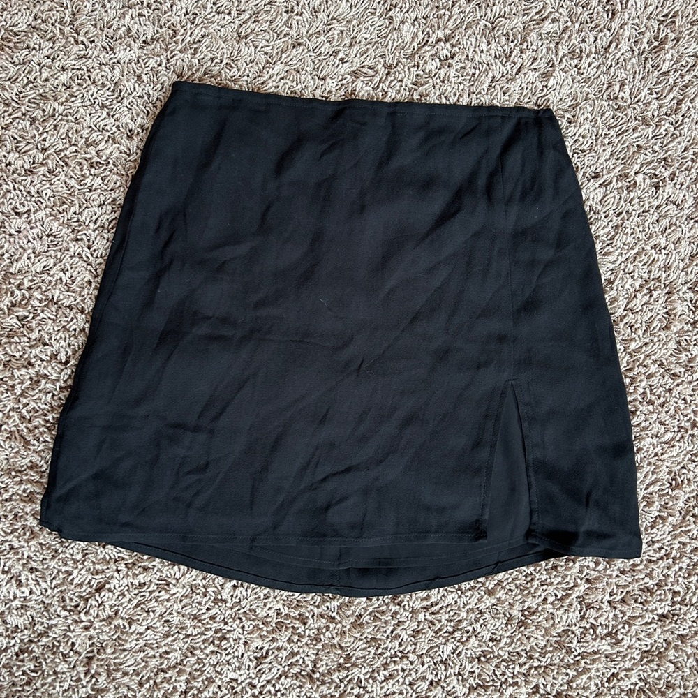 Aritzia Sunday Best Black Mini Skirt